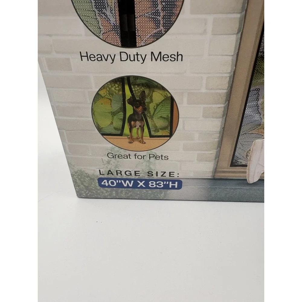 Instant Screen Butterfly Mesh Door Screen 40